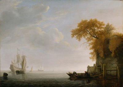 Mare calmo, 1642 da Simon de Vlieger